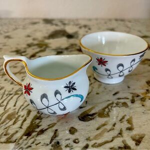 Sutherland Delphine Bone China Cream and Sugar Set